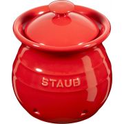 Staub - Pojemnik na czosnek wiśnia 0,5l