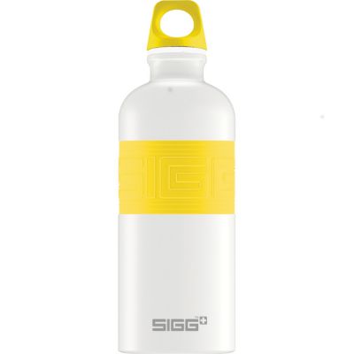 SIGG - Butelka CYD Pure White/Yellow 0,6l
