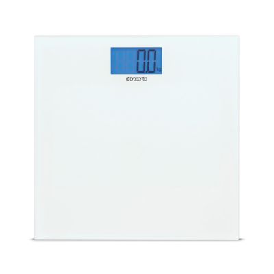 Brabantia - Elektroniczna waga łazienkowa biała 30x30cm