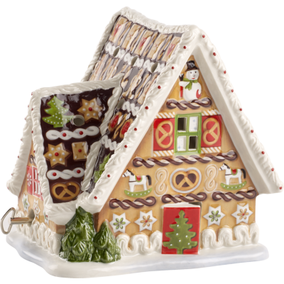 Villeroy&Boch - Christmas Toys - Pozytywka piernikowy domek 16x13x16cm