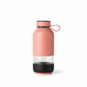 Lekue - TO GO - Butelka szklana bez filtra różowa