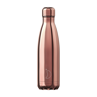 Chilly's - Chrome - Butelka termiczna 500ml, Rose Gold