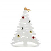 Alessi - Christmas collection - Bark For Christmas - stalowa choinka z magnesami, biała, 30 cm