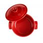 Emile Henry - Okrągły garnek ceramiczny 2,5l - czerwony