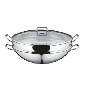 WMF - Macao - Wok z wkładem do gotowania na parze 36cm