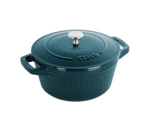 Staub - Cocotte Special - Brytfanna Żeliwna 24 cm morski okrągła