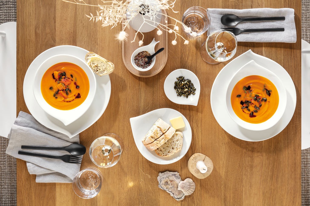 Stylowy talerzyk na chleb/masło 20x17 cm – Villeroy&Boch – Flow – dodatkowe ujęcie produktu