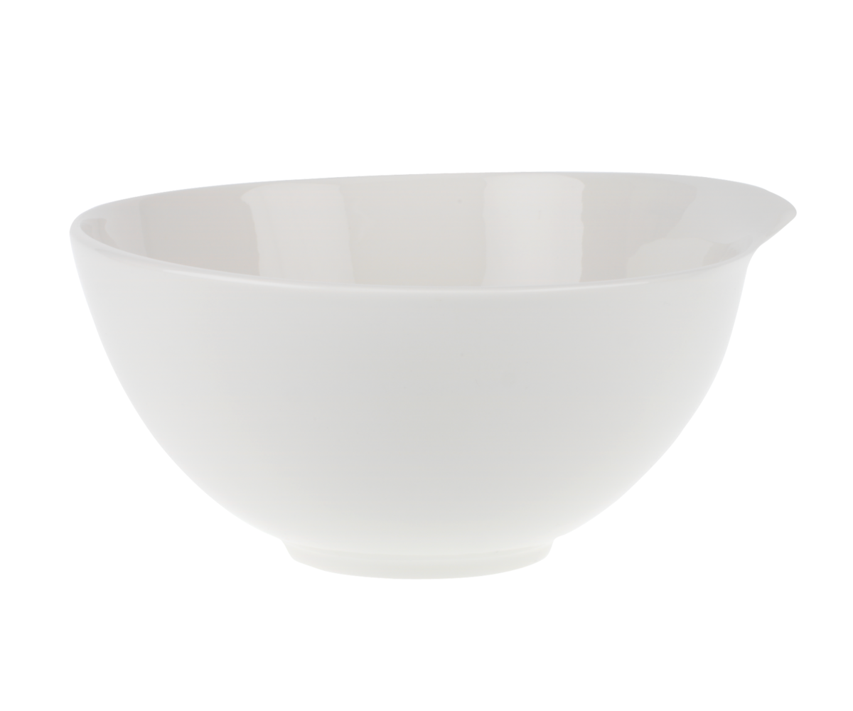 Subtelna miska na sałatę 22 cm – Villeroy&Boch – Flow – zbliżenie detalu