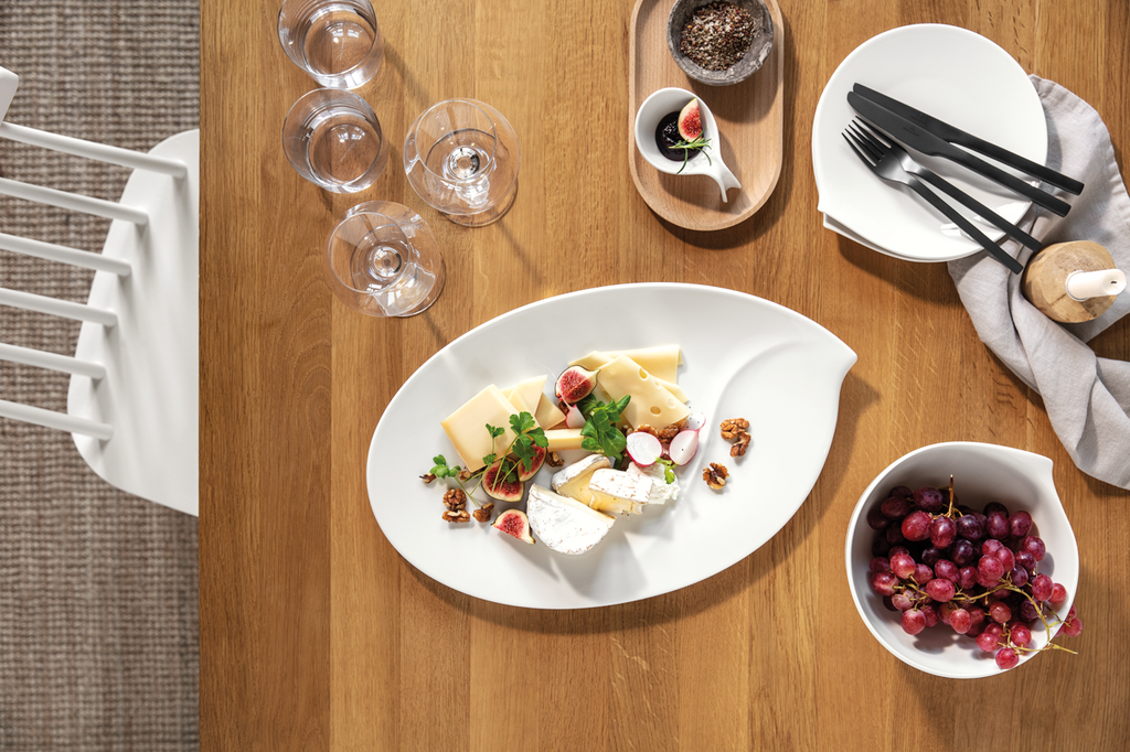 Klasyczna miska na sałatę 22 cm – Villeroy&Boch – Flow – prezentacja wykończenia