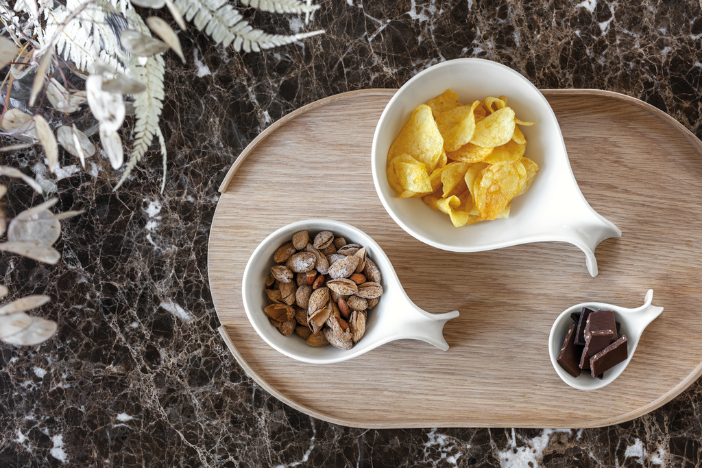 Subtelna miseczka z rączką 0,45 l – Villeroy&Boch – Flow – zbliżenie detalu
