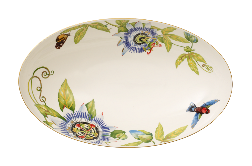 Subtelna miska owalna 38x22 cm – Villeroy&Boch – Amazonia – zbliżenie detalu