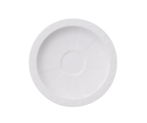 Elegancki spodek do espresso 13 cm – Villeroy&Boch – White Pearl – główne ujęcie produktu