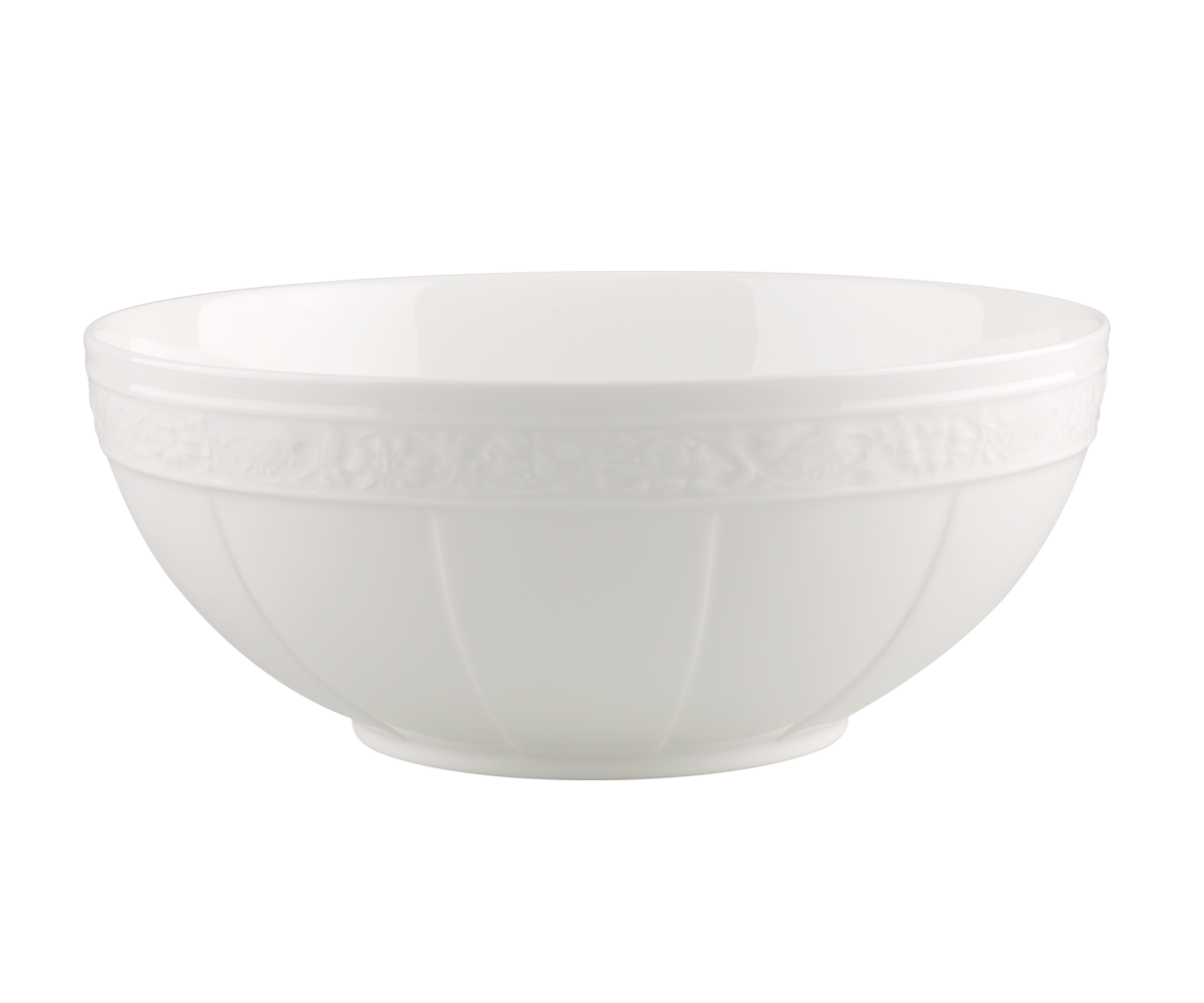 Elegancka miska sałatkowa 24 cm – Villeroy&Boch – White Pearl – główne ujęcie produktu