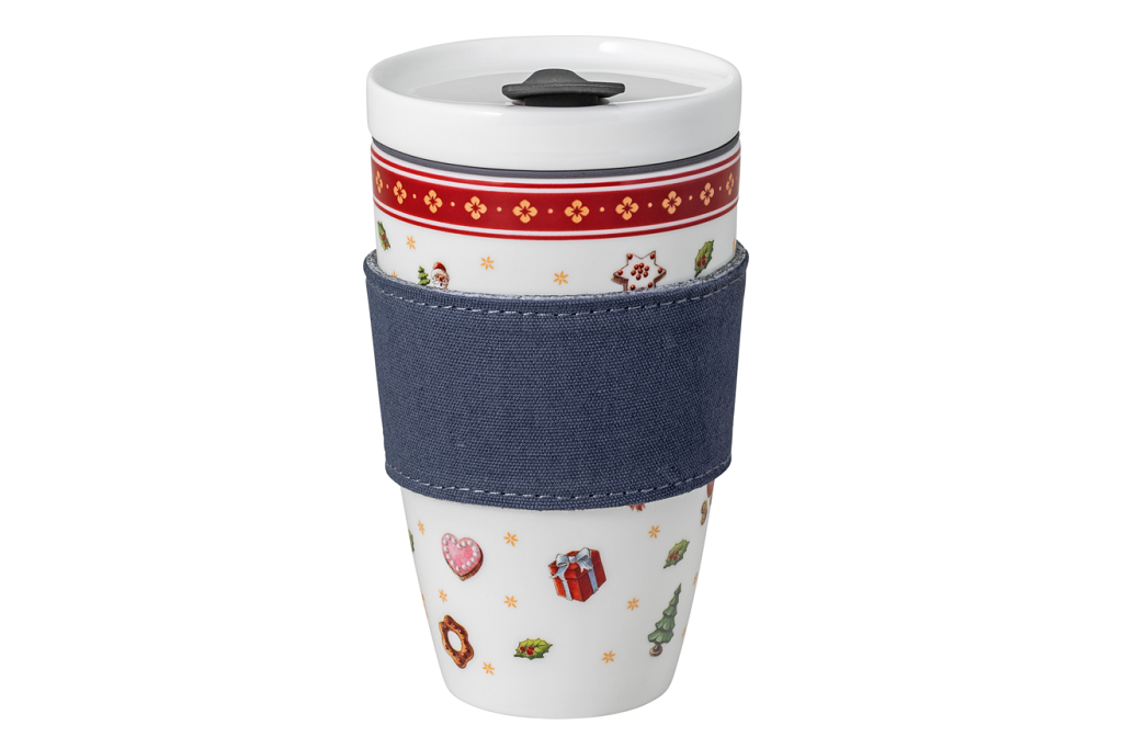 Klasyczny kubek podróżny 0,35 l – Villeroy&Boch – Toy's Delight Coffee To Go – zbliżenie detalu