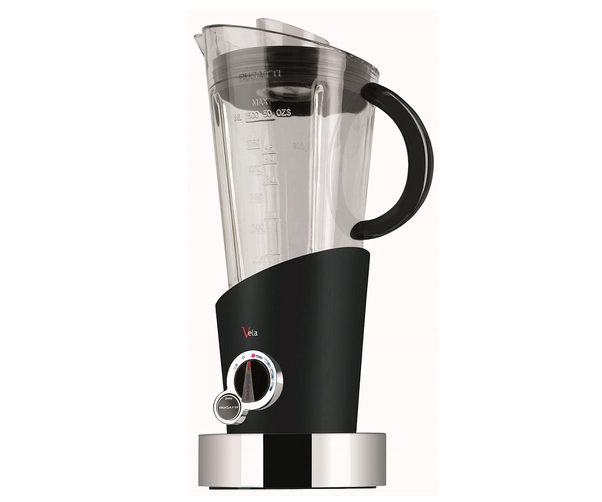 Nowoczesny blender czarny – Bugatti – VELA – główne ujęcie produktu