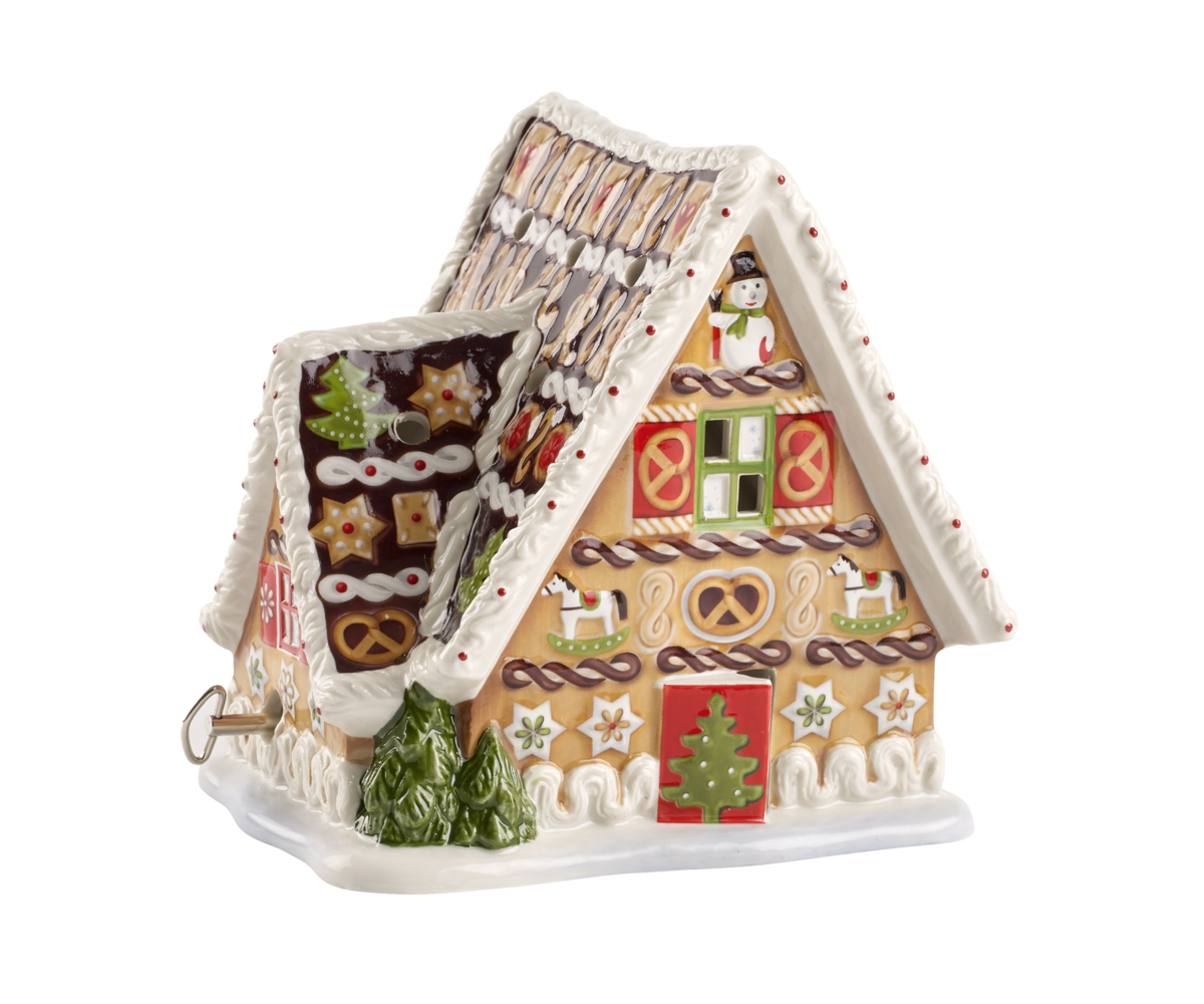 Stylowy lampion/Pozytywka piernikowy domek – Villeroy&Boch – Christmas Toys – dodatkowe ujęcie produktu