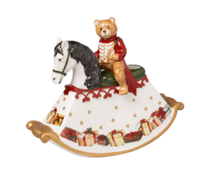 Nowoczesny świecznik Konik bujany – Villeroy&Boch – Christmas Toys – prezentacja wykończenia