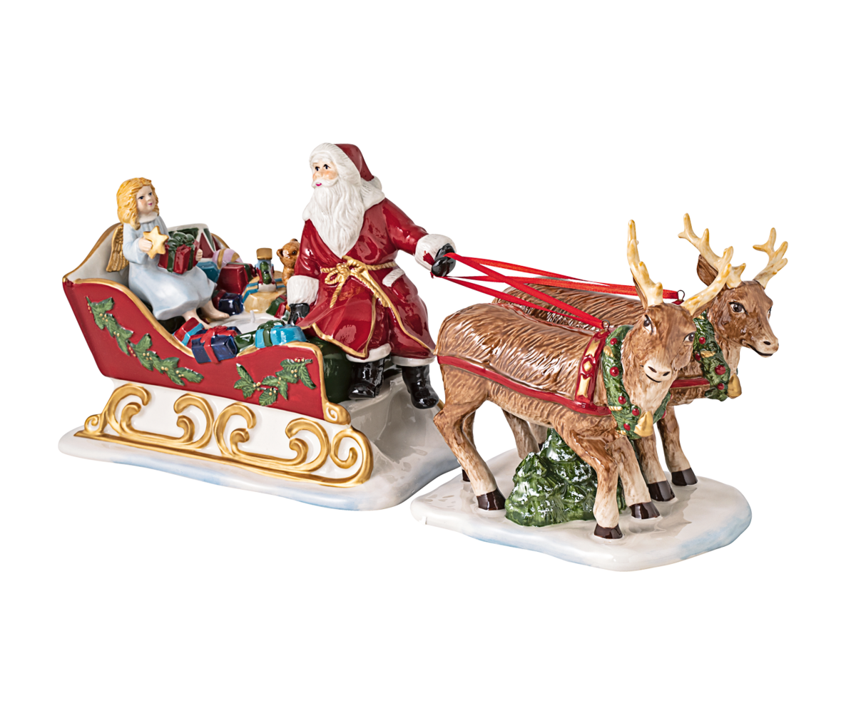 Stylowy św. Mikołaj w saniach – Villeroy&Boch – Christmas Toys – dodatkowe ujęcie produktu