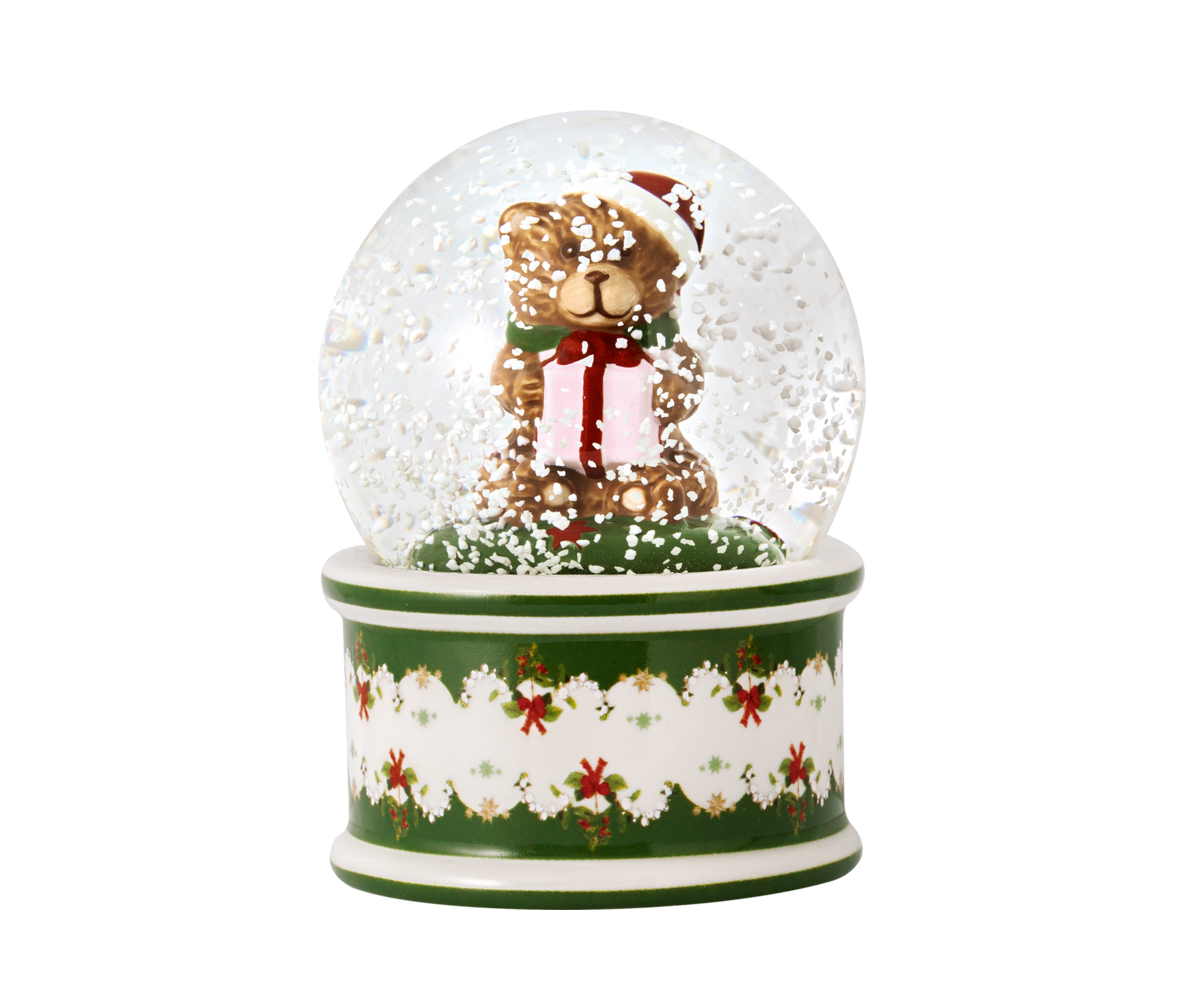 Nowoczesny kula śnieżna Misio 6,5 cm – Villeroy&Boch – Christmas Toys – zbliżenie detalu