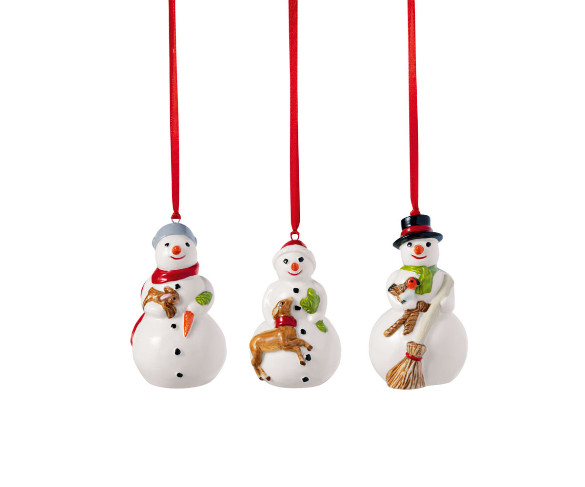 Nowoczesny zawieszki baławny 3 el. – Villeroy&Boch – Nostalgic Ornaments – zbliżenie detalu