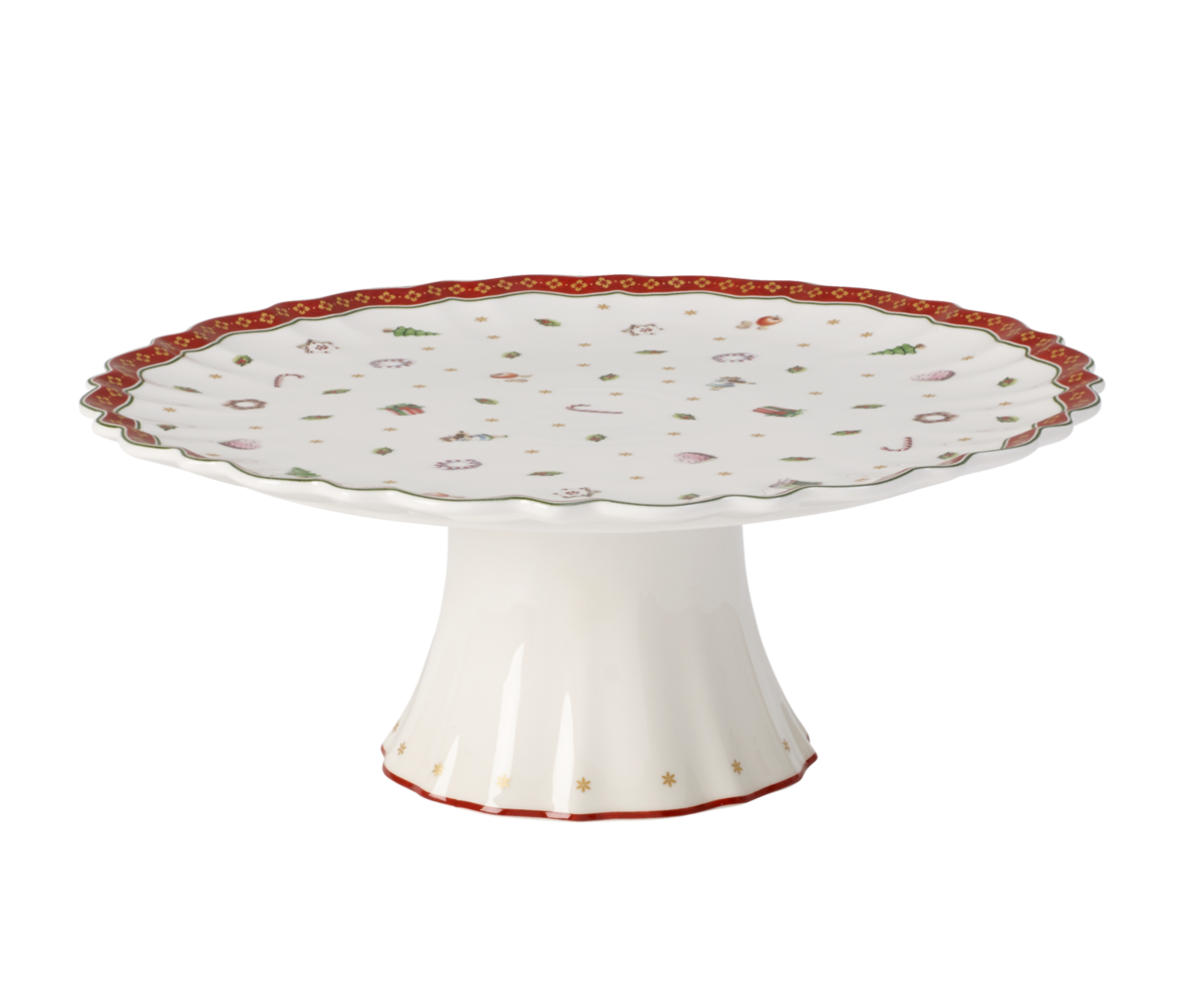 Subtelna patera na ciasto 28 cm – Villeroy&Boch – Toy's Delight – zbliżenie detalu