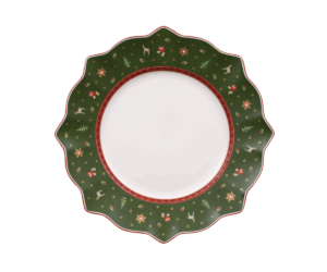 Elegancki talerz obiadowy zielony 29 cm – Villeroy&Boch – Toy's Delight – główne ujęcie produktu