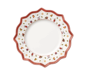 Nowoczesny talerz obiadowy biały 29 cm – Villeroy&Boch – Toy's Delight – prezentacja wykończenia