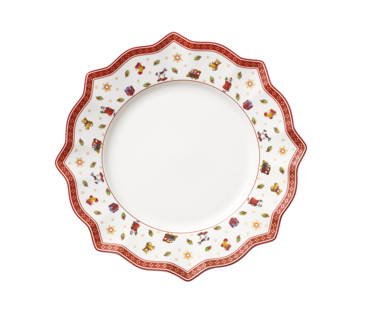 Nowoczesny talerz obiadowy biały 29 cm – Villeroy&Boch – Toy's Delight – prezentacja wykończenia