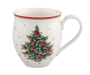Klasyczny kubek z choinką 0,39 l – Villeroy&Boch – Toy's Delight – zbliżenie detalu