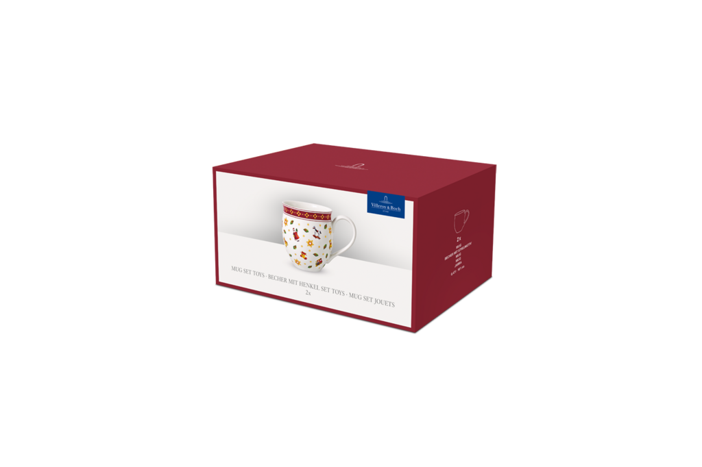 Nowoczesny zestaw kubków Toys 2 el. – Villeroy&Boch – Toy's Delight – zbliżenie detalu