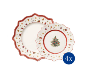 Stylowy zestaw talerzy 8 el. biały – Villeroy&Boch – Toy's Delight – dodatkowe ujęcie produktu