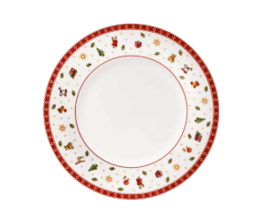 Nowoczesny talerz obiadowy biały 27 cm – Villeroy&Boch – Toy's Delight Specials – prezentacja wykończenia