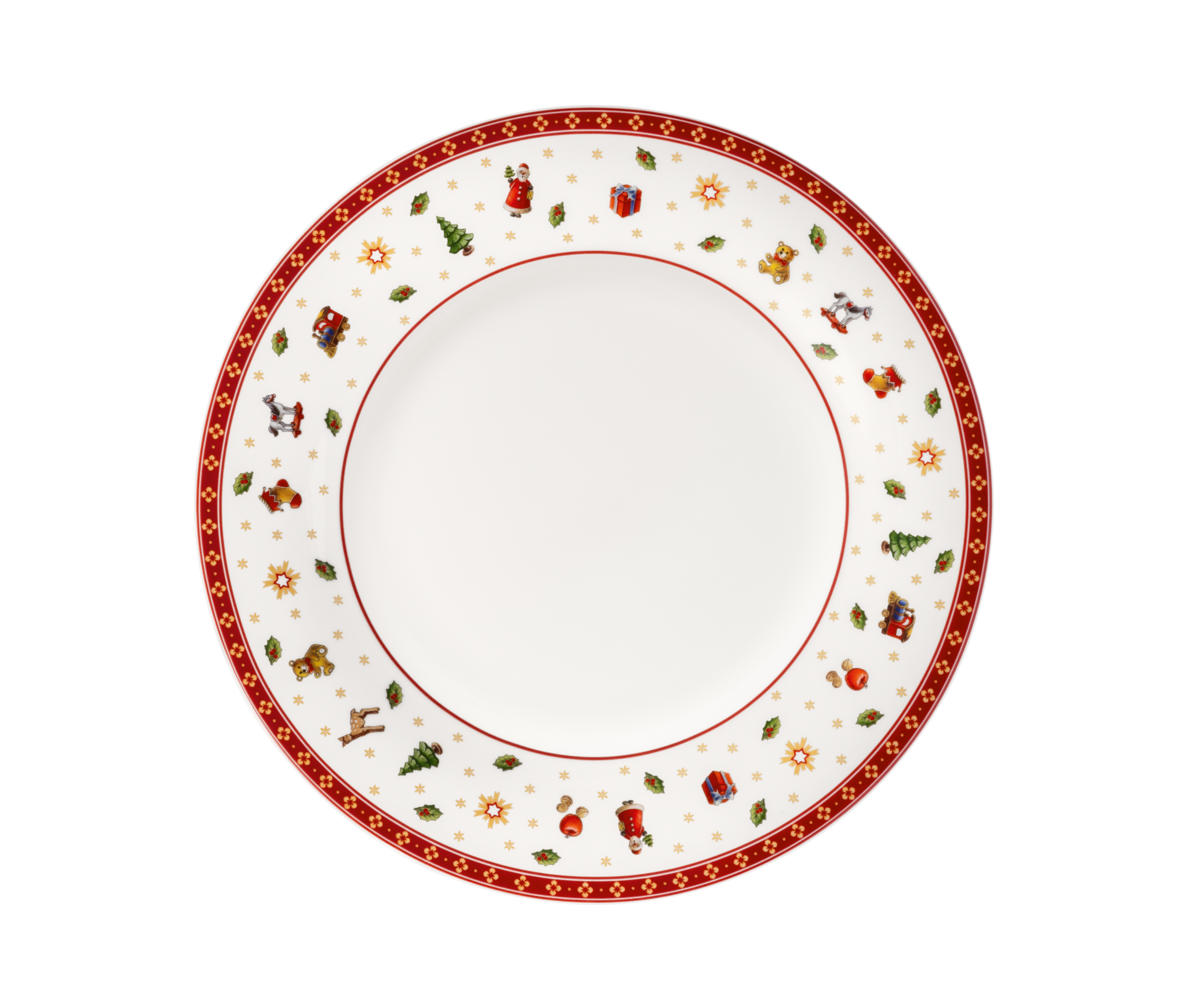 Nowoczesny talerz obiadowy biały 27 cm – Villeroy&Boch – Toy's Delight Specials – prezentacja wykończenia