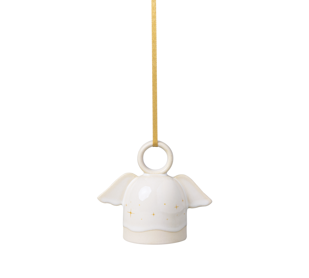 Nowoczesny zawieszka Anioł – Like by Villeroy&Boch – Winter Glow – zbliżenie detalu