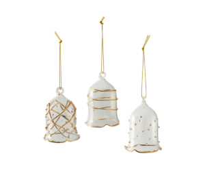 Elegancki zawieszki szklane Dzwonki 3 el. – Villeroy&Boch – Winter Collage Accessoires – główne ujęcie produktu
