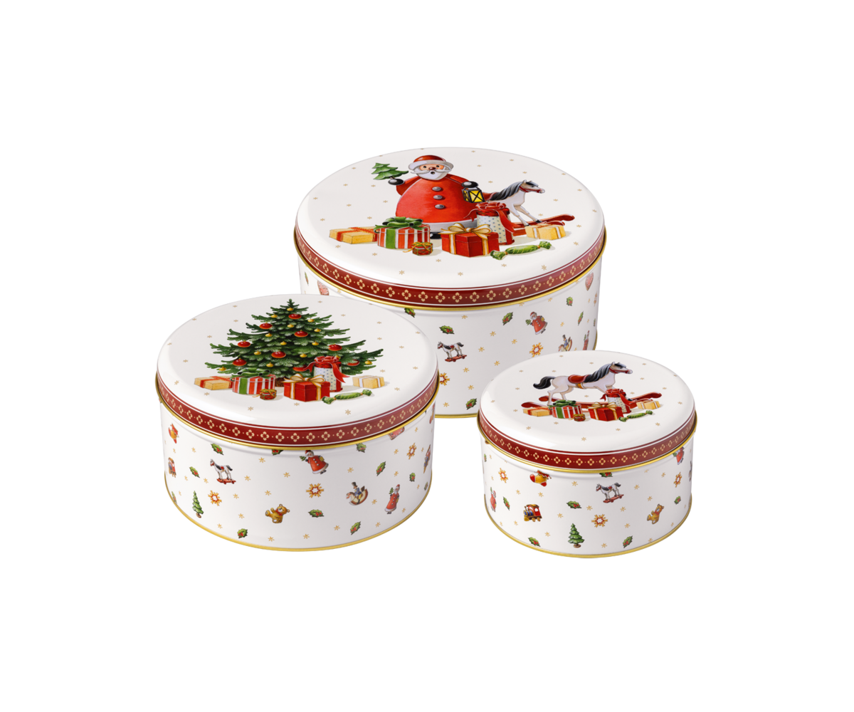 Funkcjonalny zestaw pojemników na ciastka 3 el. – Villeroy&Boch – Winter Collage Accessoires – dodatkowe ujęcie produktu