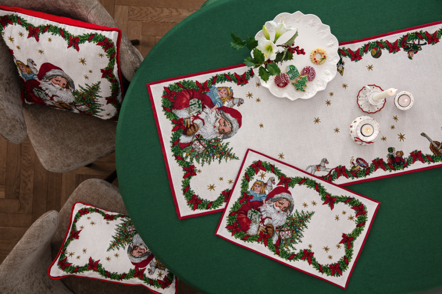 Elegancki poduszka Mikołaj 45x45 cm – Villeroy&Boch – Toy's Fantasy – dodatkowe ujęcie produktu