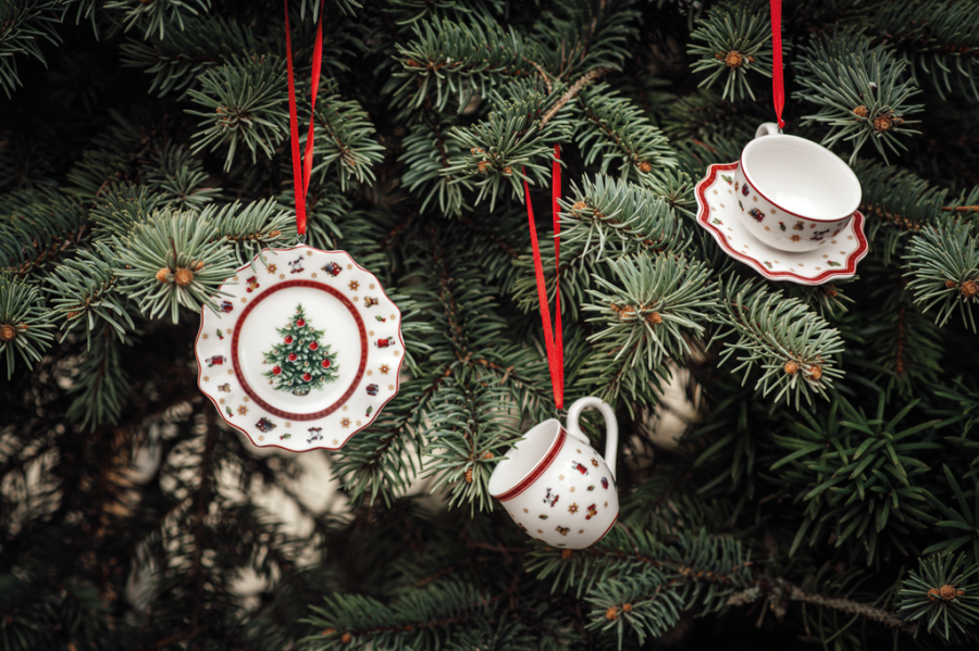 Villeroy&Boch - Toy's Delight Decoration - Zawieszki zastawa biała 3el. - obrazek 3