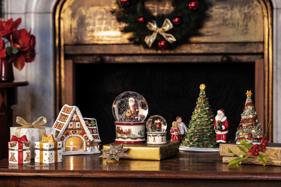 Elegancki lampion/Pozytywka piernikowy domek – Villeroy&Boch – Christmas Toys – dodatkowe ujęcie produktu