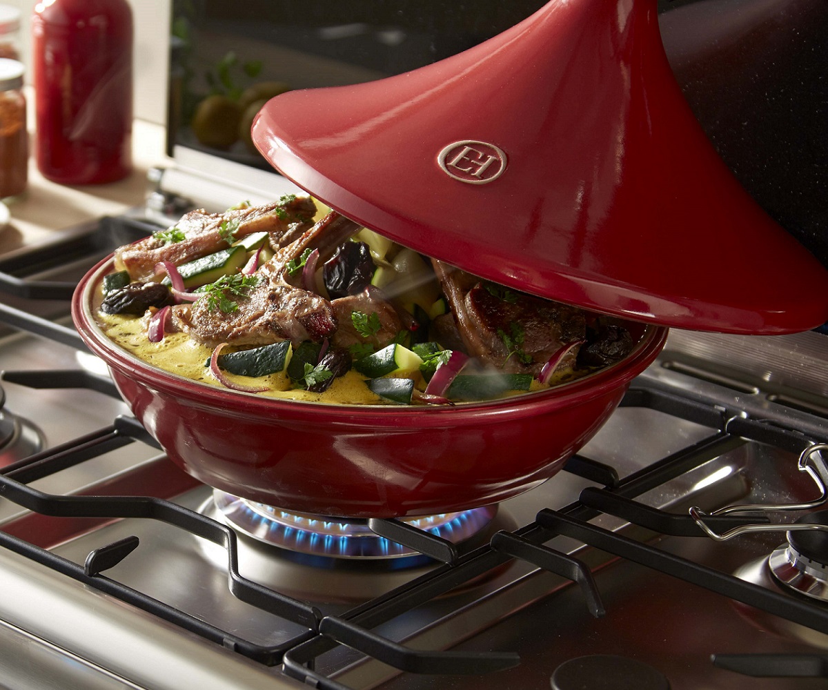 Emile Henry - Tagine 1,8 L - czerwony - obrazek 2