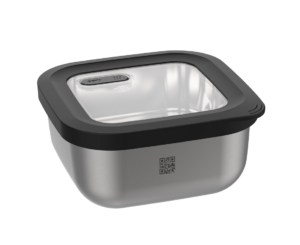 GEFU - PROVIDO - Pojemnik stalowy kwadratowy 1.8 ltr
