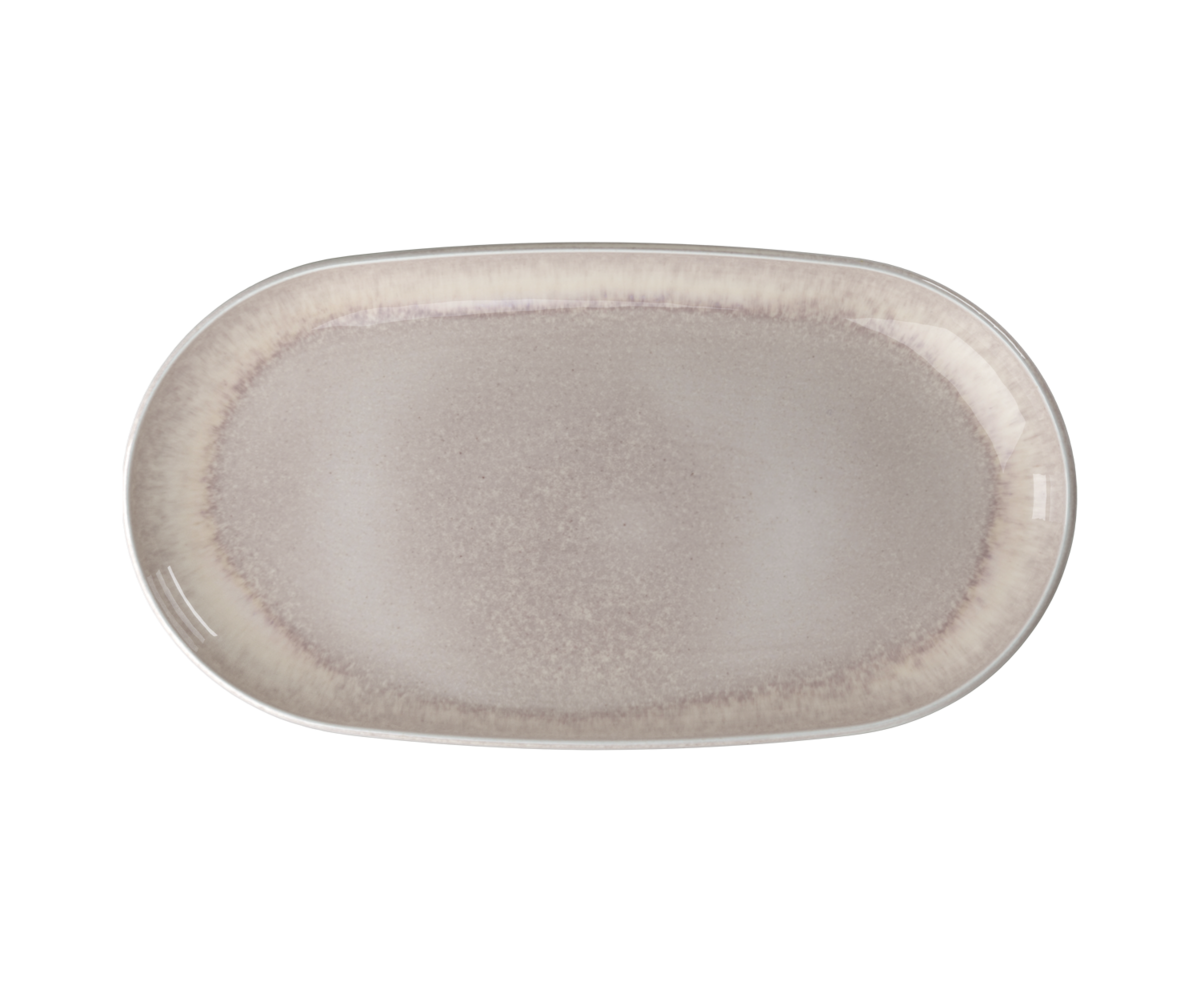 Elegancki półmisek do serwowania 34x20 cm – Like by Villeroy&Boch – Perlemor Sand – główne ujęcie produktu