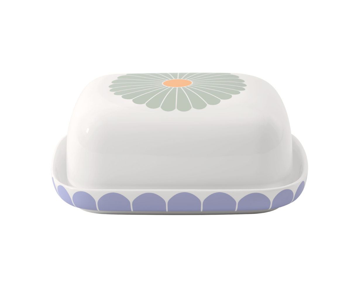 Elegancka maselniczka – Villeroy&Boch – Fleur Couleur – główne ujęcie produktu