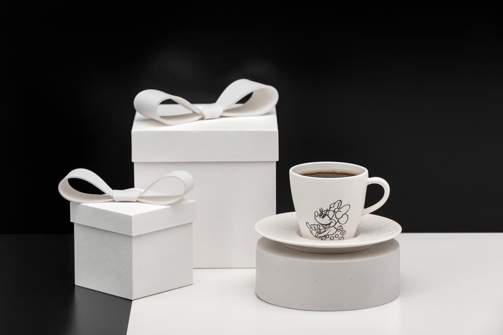 Villeroy&Boch - Manufacture Blanc Mickey Mouse - Spodek do filiżanki do espresso 12cm - obrazek 3
