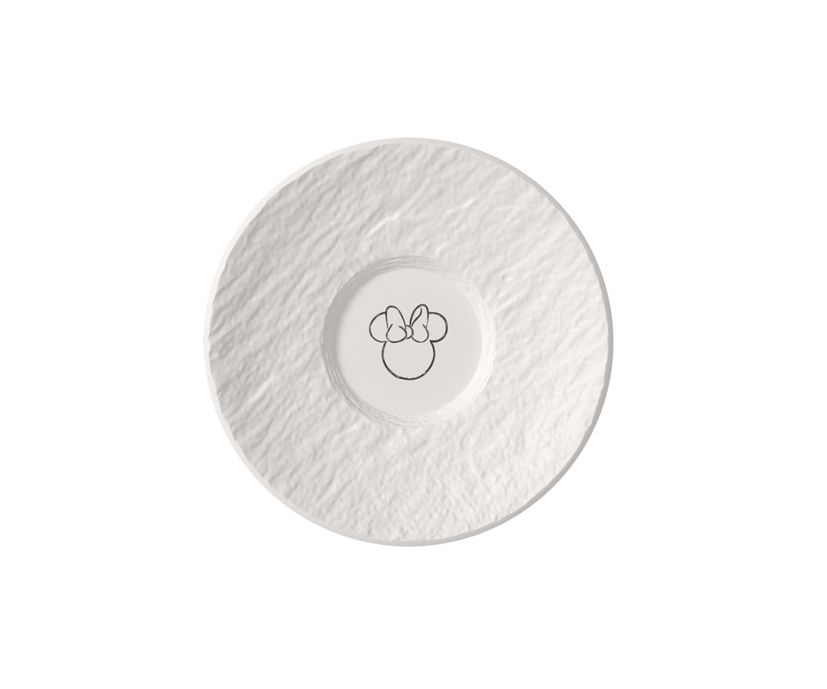 Villeroy&Boch - Manufacture Blanc Mickey Mouse - Spodek do filiżanki do espresso 12cm
