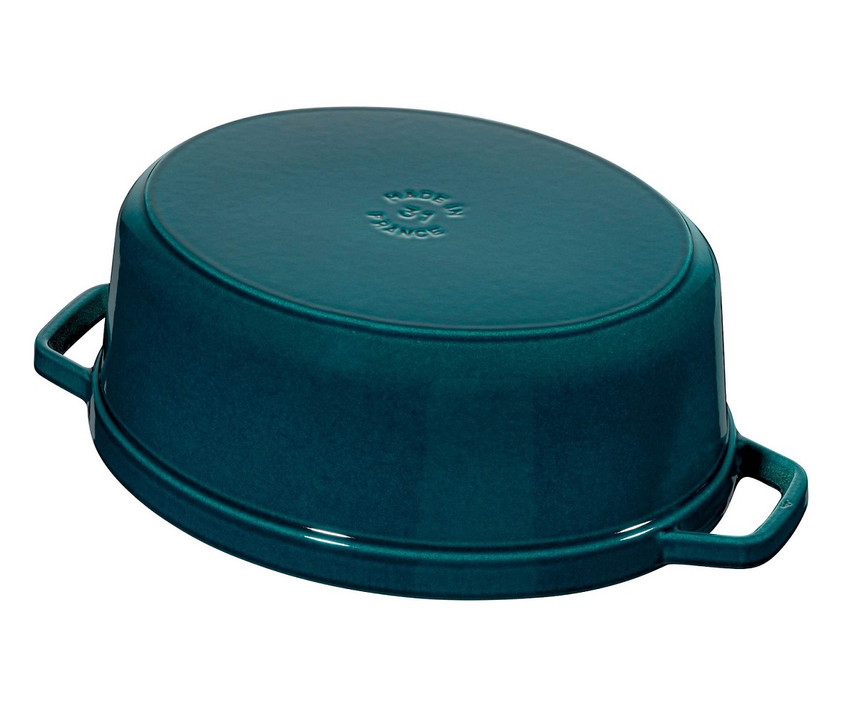 Staub - Cocotte - Brytfanna Żeliwna 33 cm morski owalna - obrazek 2