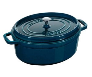 Staub - Cocotte - Brytfanna Żeliwna 33 cm morski owalna