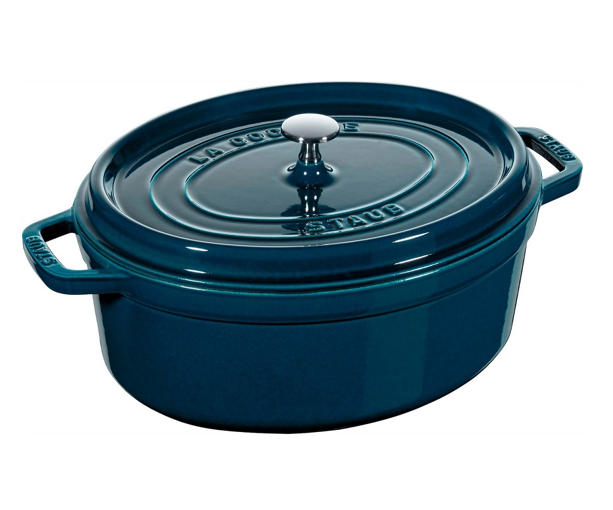 Staub - Cocotte - Brytfanna Żeliwna 33 cm morski owalna