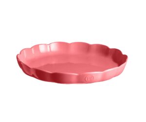 Emile Henry - Naczynie do tarty Madeleine 31 cm - różane