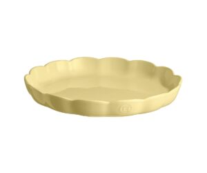 Emile Henry - Naczynie do tarty Madeleine 31 cm - waniliowe